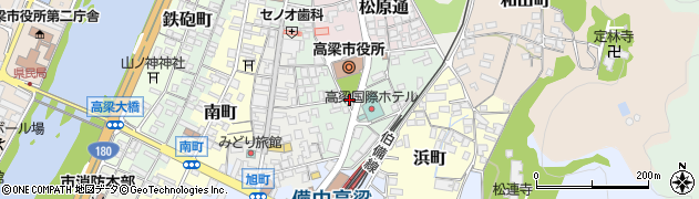 株式会社丸川建築設計事務所　高梁事務所周辺の地図