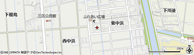 愛知県西尾市吉良町吉田東中浜50周辺の地図