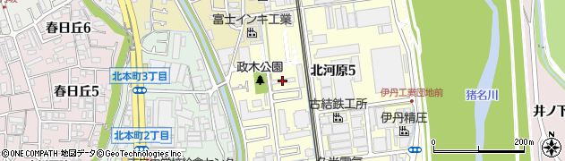 ハトのマークの引越センター尼崎センター周辺の地図