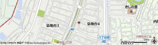 静岡県浜松市浜名区染地台周辺の地図