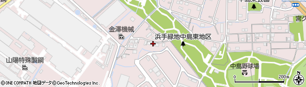 兵庫県姫路市飾磨区中島2473周辺の地図