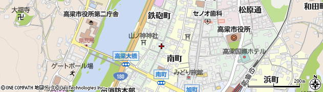 岡山県高梁市弓之町周辺の地図