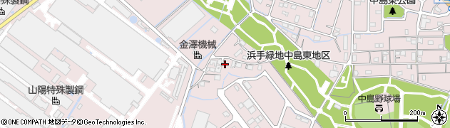 兵庫県姫路市飾磨区中島2472周辺の地図