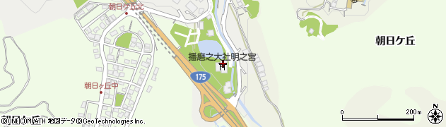 日月之宮周辺の地図