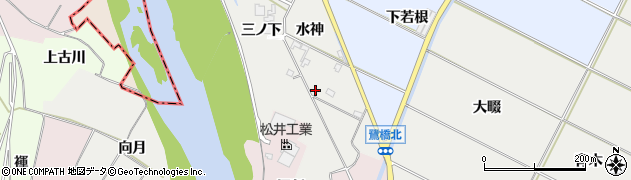 愛知県豊橋市下条西町堀切11周辺の地図