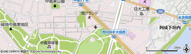 兵庫県姫路市飾磨区中島2699周辺の地図