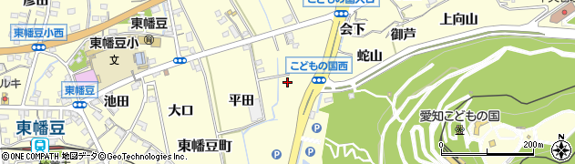 愛知県西尾市東幡豆町（縄添）周辺の地図