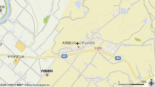 〒701-2221 岡山県赤磐市大苅田の地図