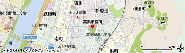 中国銀行高梁市役所共同 ＡＴＭ周辺の地図