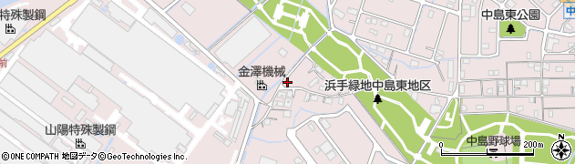 兵庫県姫路市飾磨区中島1304周辺の地図