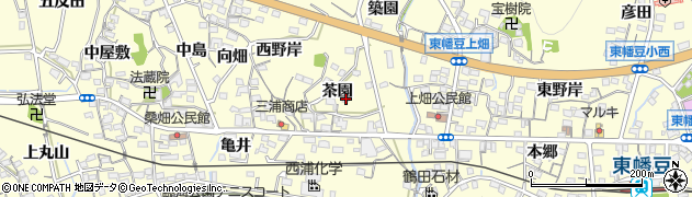 愛知県西尾市東幡豆町茶園13周辺の地図