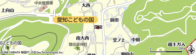 愛知県西尾市東幡豆町（深田）周辺の地図