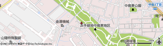 兵庫県姫路市飾磨区中島1293周辺の地図