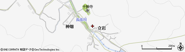 愛知県豊橋市嵩山町（立岩）周辺の地図