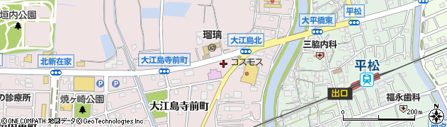 兵庫県姫路市網干区大江島寺前町109周辺の地図