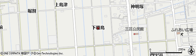 愛知県西尾市吉良町吉田（下榎島）周辺の地図