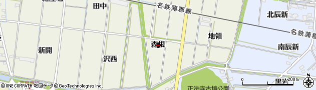 愛知県西尾市吉良町富好新田（森根）周辺の地図