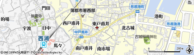 愛知県蒲郡市形原町東戸甫井13周辺の地図