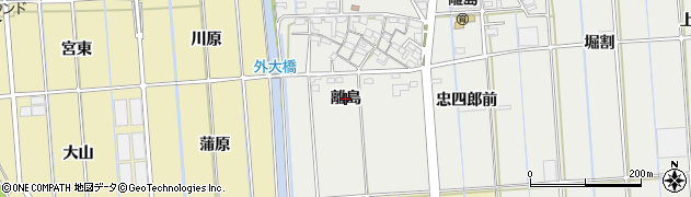 愛知県西尾市吉良町吉田（離島）周辺の地図
