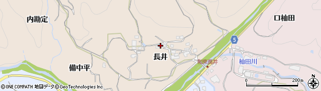 京都府和束町（相楽郡）白栖（長井）周辺の地図