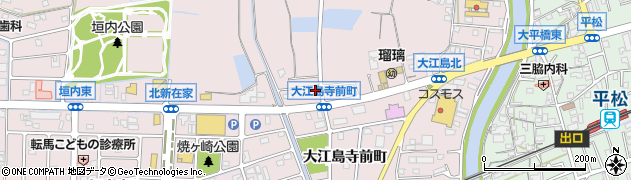 兵庫県姫路市網干区大江島寺前町154周辺の地図