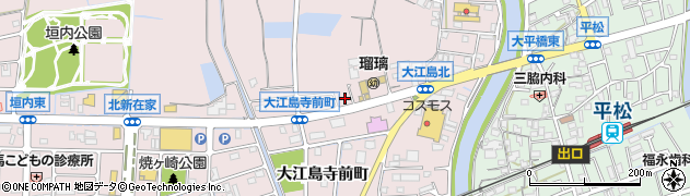 兵庫県姫路市網干区大江島寺前町121周辺の地図