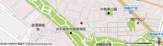 兵庫県姫路市飾磨区中島498周辺の地図
