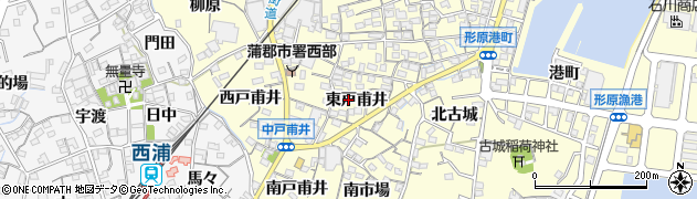 愛知県蒲郡市形原町東戸甫井31周辺の地図