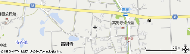 兵庫県三木市志染町高男寺437周辺の地図