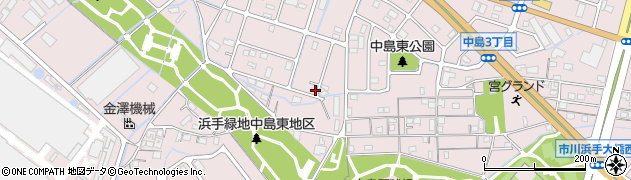 兵庫県姫路市飾磨区中島3068周辺の地図