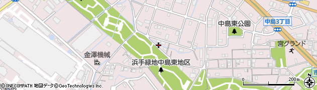 兵庫県姫路市飾磨区中島536周辺の地図