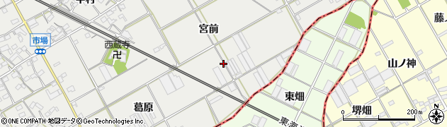 愛知県豊川市伊奈町宮前169周辺の地図