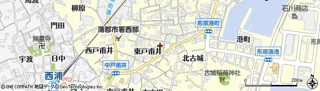 愛知県蒲郡市形原町東戸甫井36周辺の地図