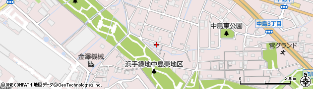 兵庫県姫路市飾磨区中島504周辺の地図