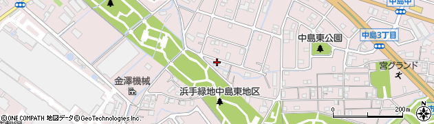 兵庫県姫路市飾磨区中島505周辺の地図