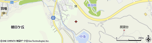 兵庫県三木市福井周辺の地図