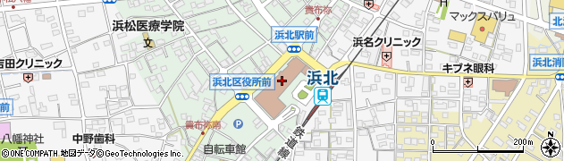 静岡県浜松市浜北区周辺の地図