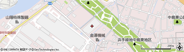 兵庫県姫路市飾磨区中島1315周辺の地図