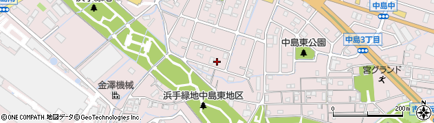 兵庫県姫路市飾磨区中島3079周辺の地図