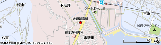 大須賀歯科周辺の地図