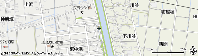 愛知県西尾市吉良町吉田東中浜48周辺の地図