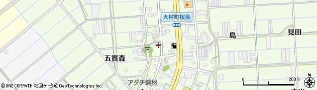 愛知県豊橋市大村町高之城周辺の地図