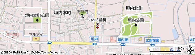 兵庫県姫路市網干区垣内中町288周辺の地図
