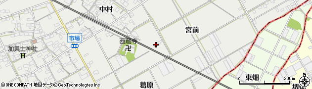 愛知県豊川市伊奈町宮前50周辺の地図