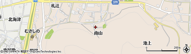 愛知県豊橋市石巻町（南山）周辺の地図