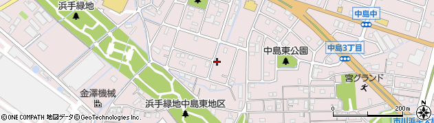 兵庫県姫路市飾磨区中島3072周辺の地図