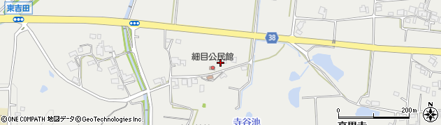 兵庫県三木市志染町（細目）周辺の地図