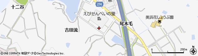 愛知県知多郡美浜町北方吉田流周辺の地図