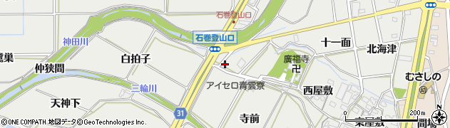愛知県豊橋市石巻本町（石神）周辺の地図