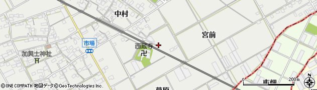 愛知県豊川市伊奈町宮前47周辺の地図